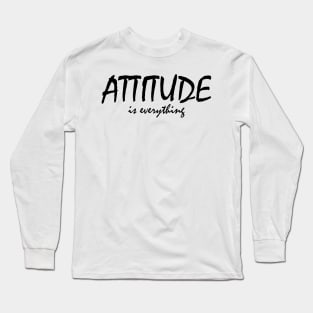 'Attitude Is Everything' Cancer Awareness Shirt Long Sleeve T-Shirt